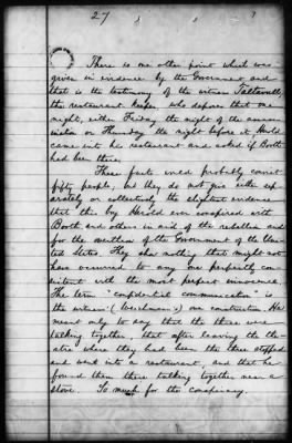 Thumbnail for Proceedings of the Court-Martial Jun 12-16, 19, and 21-29, 1865 AND Defenses of Samuel Arnold, Edward Spangler, Lewis Payne, and Michael O'Laughlin AND Address of David E. Herold