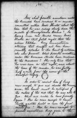 Thumbnail for Proceedings of the Court-Martial Jun 12-16, 19, and 21-29, 1865 AND Defenses of Samuel Arnold, Edward Spangler, Lewis Payne, and Michael O'Laughlin AND Address of David E. Herold