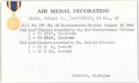 Donald Allen Air Medal awards WWII.jpg