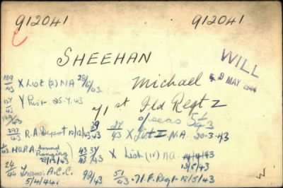 Michael > Sheehan, Michael (912041)