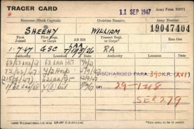 William > Sheehy, William (19047404)