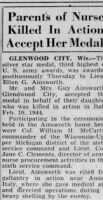 Ainsworth medal newspaper clipping.jpg