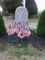 Carrie T. Sheetz on WW2 Memorial at Oak Hill Cemetary.jpg