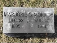 Marjorie G Morrow grave marker.jpg