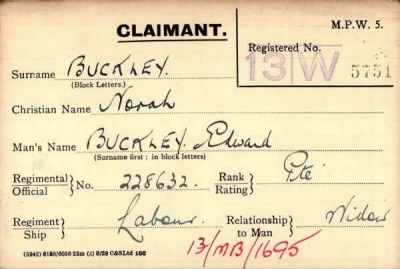 Thumbnail for 014/0061/BUC-BUM > Buckley, Edward (228632)