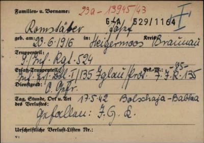 Thumbnail for Josef > Romstätter, Josef (G-A 529/1164)