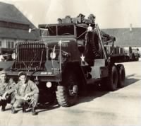 Thumbnail for Manley on right with his 6 ton 6 wheel drive wrecker in Germany.jpg