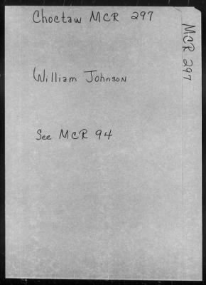 MCR 268 - MCR 318 > MCR 297 (Johnson, William)