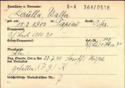 Walter > Zerulla, Walter (G-A 364/0518)