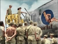 B-24 "Miss Fit"  in color