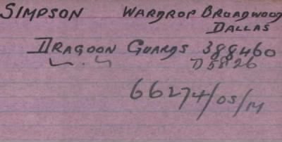 Simpson, Wardrop Bruadwood Dallas (388460, D 5826) > Page 1