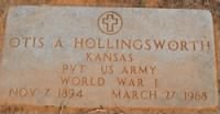 Otis A. Hollingsworth grave marker.jpg