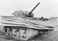 1st. Lt. Robert Keigh Buffington, Picture of a DD Tank of the 743td.jpg