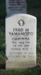 PFC Fred M. Yamamoto - Grave Marker.jpg