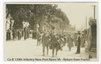 Thumbnail for Co B 139th Infantry , New Port News VA Return from France.jpg