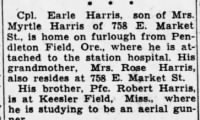 Thumbnail for Harris.Robert.Newspaper.Elmira.NY.Star.Gazette.09.Jun.1943.jpg