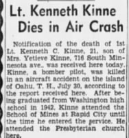 Thumbnail for Kinne.Kenneth.C.Newspaper.Souix.Falls.SD.Argus.09.Sep.1945.jpg