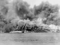 Thumbnail for USS Oklahoma capsize attack on Pearl Harbor.gif