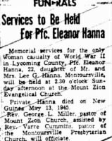 Eleanor Hanna -Williamsport_Sun_Gazette_Tue__Jul_3__1945_