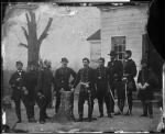 General McClellan and staff of eight