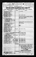 Thumbnail for 31 Jan 1942, muster roll, Marine Detachment, USS Houston (CA-30)