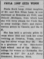 Paula Loop - The Wakita Herald, July 8, 1943