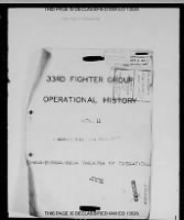 Unit History - 33rd Fighter Group record example
