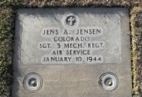 Jens Anton Jensen Headstone