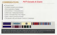 Corado Ciarlo's Military Commendations
