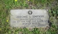 Simpson, Jerome Laurin, 2nd Lt