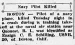 CE Schilling, Petaluma Argus-Courier Page 1 Petaluma, California Friday, March 31, 1944