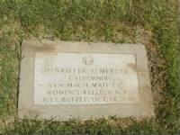 Henrietta Mercer - grave marker - findagrave