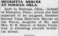 Henrietta Mercer - Ventura_County_Star_Free_Press_Fri__Jun_25__1943_
