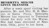 Henrietta Mercer - Ventura_County_Star_Free_Press_Tue__Dec_14__1943_