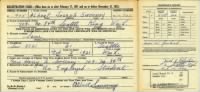 Albert Joseph Sweeney WWII Draft Card