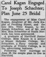Joseph Schachter marriage announcement