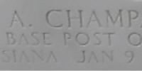 Cecil A. Champagne - grave marker 2.jpg