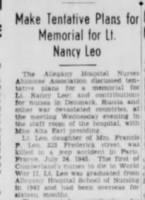 Nancy J Leo-The_Cumberland_News_Fri__Oct_12__1945_