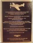 Gertrude Vreeland Tomplins Silver memorial plaque