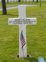 Mason headstone