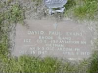 Evans, David Paul, SGT