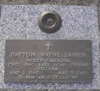 Lanier, Dayton Wayne, WO1