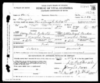 Thomas Joseph Roberts Birth Certificate