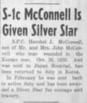 Hersel Silver Star 15 Mar 1951