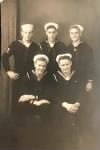 Thumbnail for David Warren Dorr 17 Dec 1945 front right USS New Jersey Tokyo Bay Japan