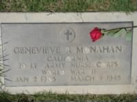 Genevieve Ruth Monahan - findagrave - headstone