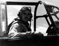 Byron Sample, WWII Navy Pilot, from MarthaKellogg on Ancestry