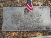 Helen Henley grave marker- findagrave