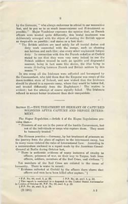 Official Document > The Treatment of Prisoners of War in England and Germany