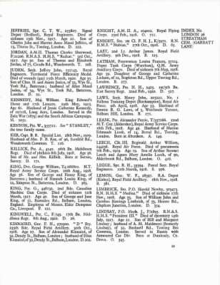 Thumbnail for Official Document > Memorial Register London 18-27, WW1, Cemeteries in the Southern Districts of London